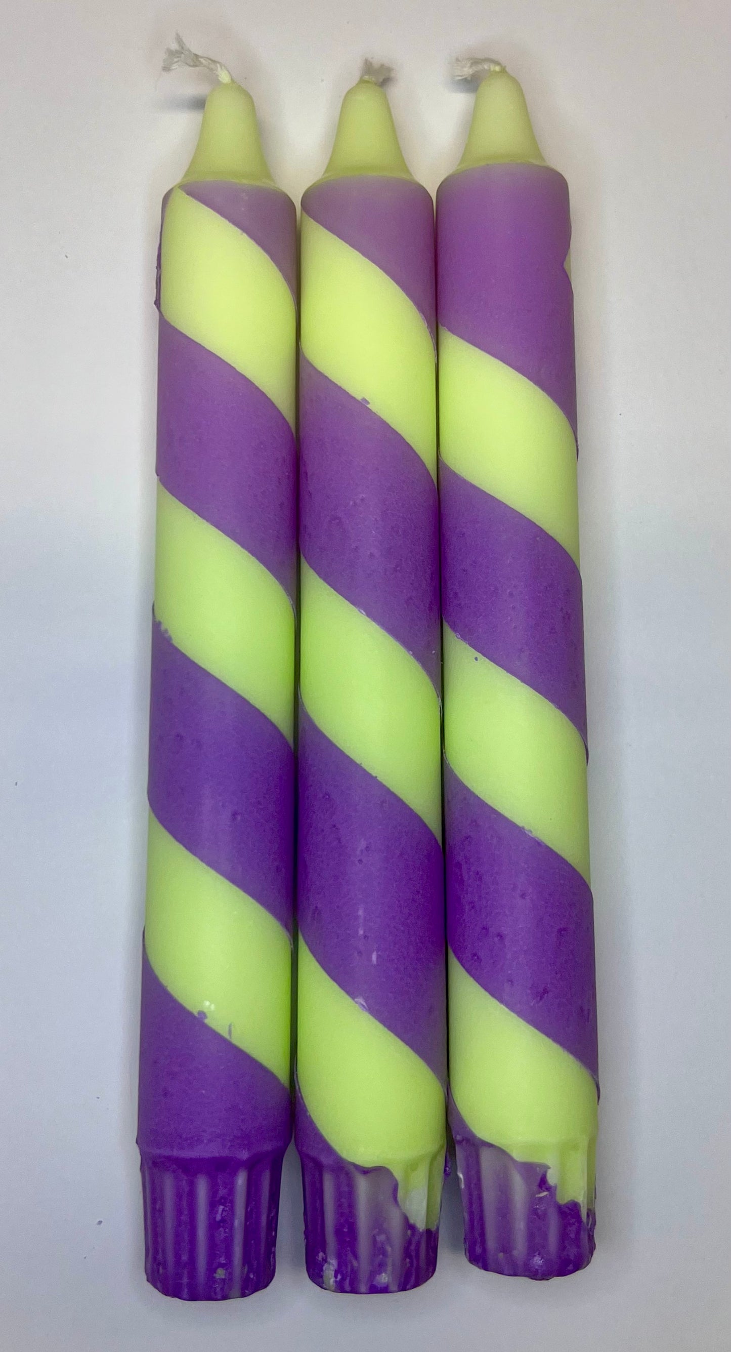 Kunstlys neon grønn twist