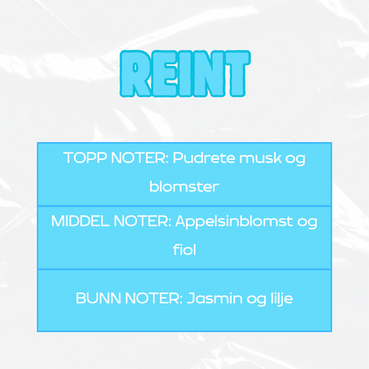 Beskrivelse av duft
Toppnoter: Pudrete musk og blomster
Middelnoter: Appelsinblomst og fiol
Bunnoter: Jasmin og lilje