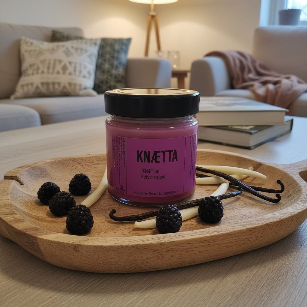 Knætta duftlys
