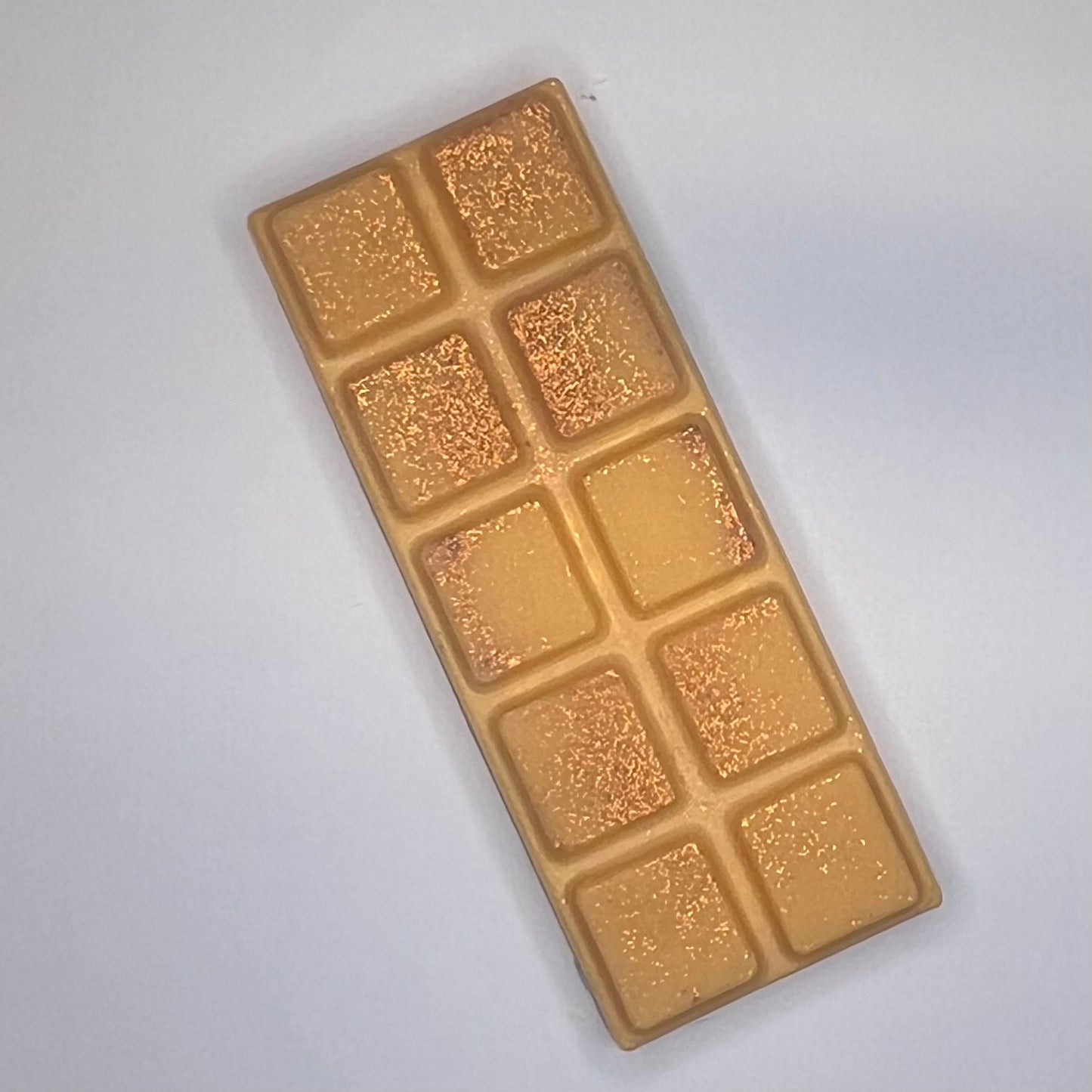 Oransje duftvoks/smeltevoks med oransje glitter