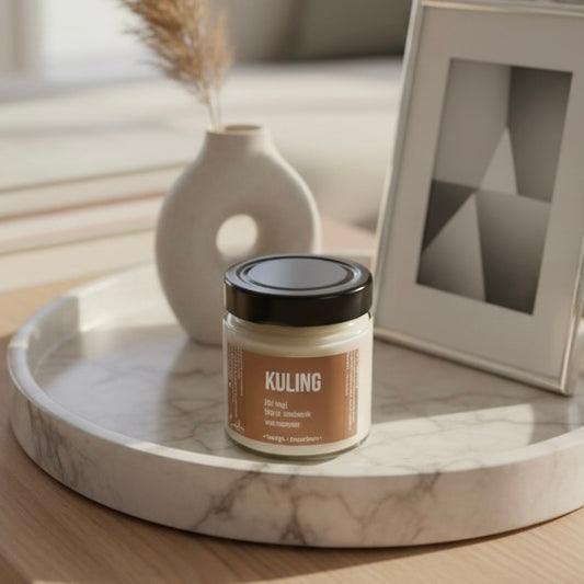 Duftlys med vanilje og bourbon