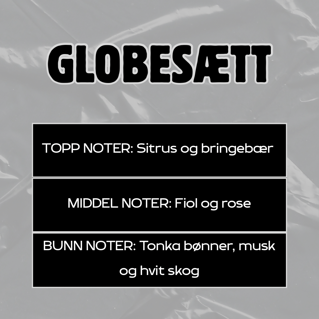 Beskrivelse av duft
Toppnoter: Sitrus og blingebær
Middelnoter: Fiol og rose
Bunnoter: Tonkabønner, musk og hvit skog