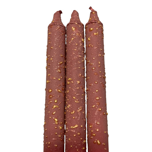 Kunstlys burgunder/gul