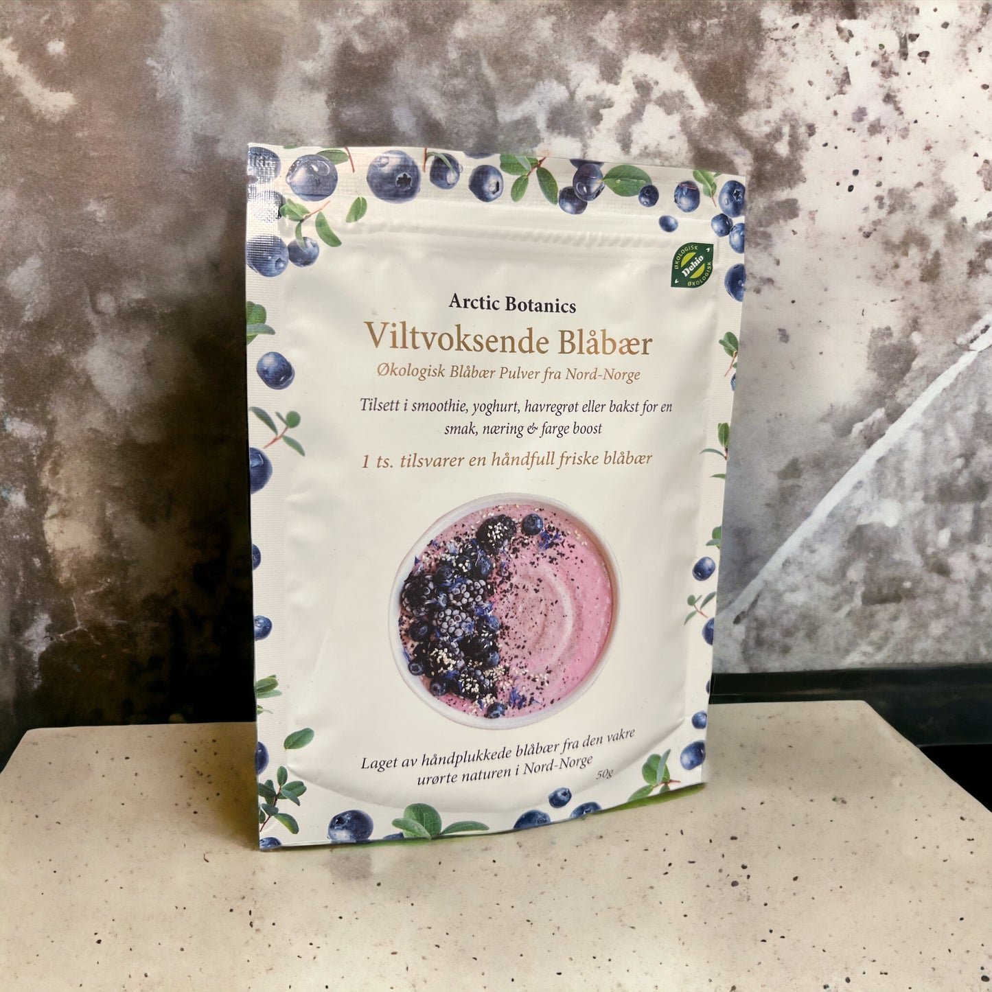 Økologisk bærpulver
