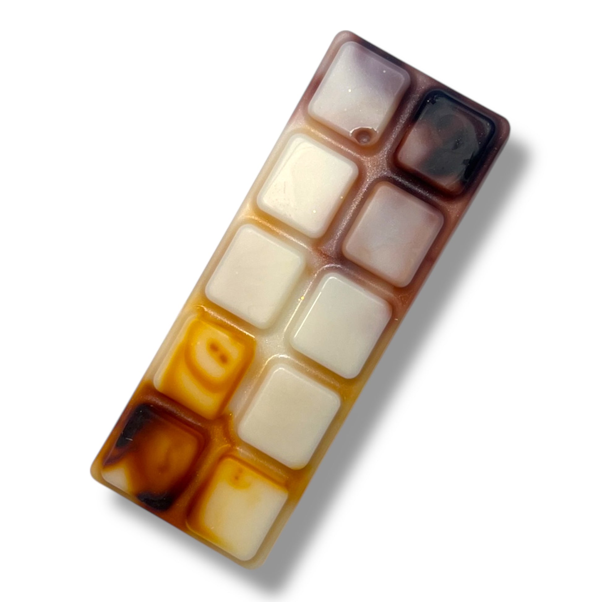 Oransje og brun duftvoks